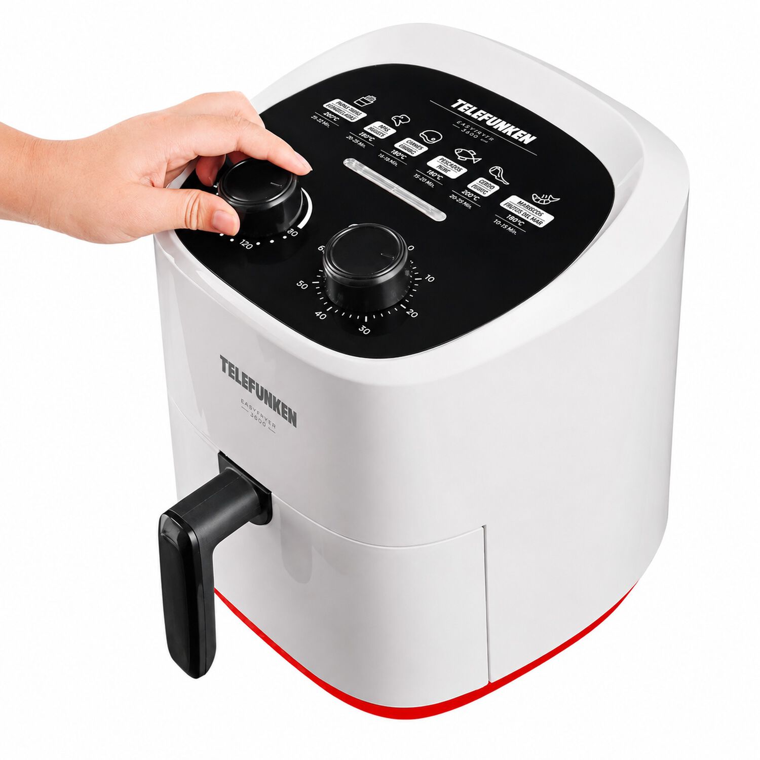 Freidora De Aire Telefunken 1400w Easyfryer 3.6 Lt 200&deg; Max image number 4.0