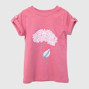 Polera Palo Rosa Flor Adulto Algod&oacute;n Peruano