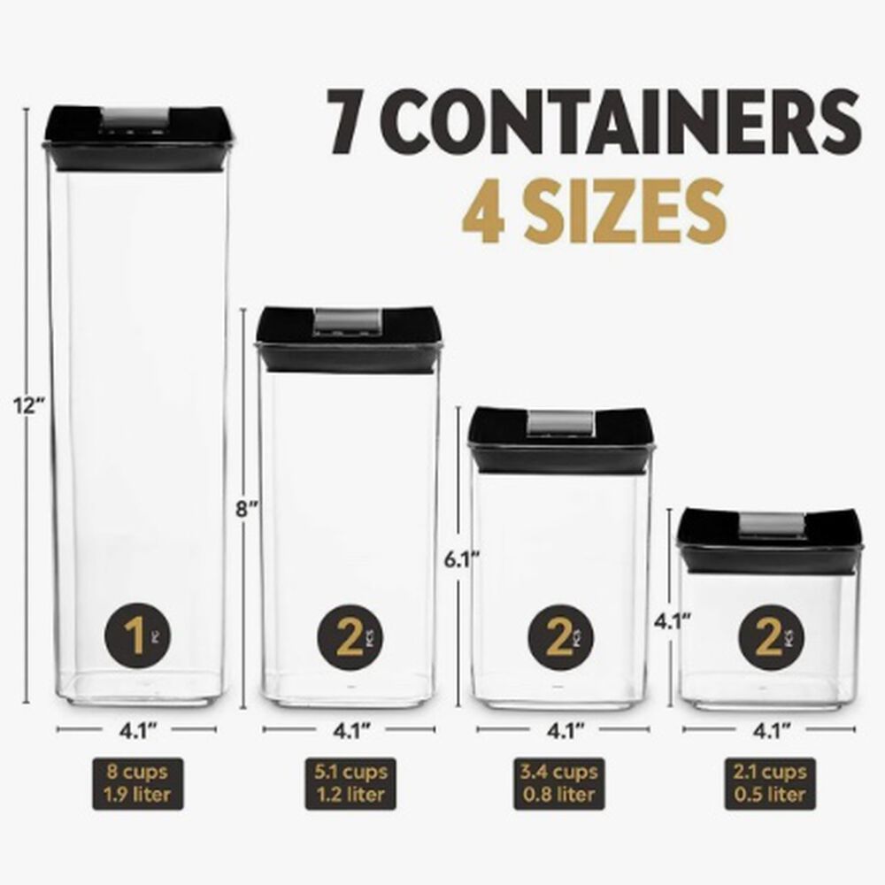 Set De 7 Contenedores Hermeticos image number 4.0