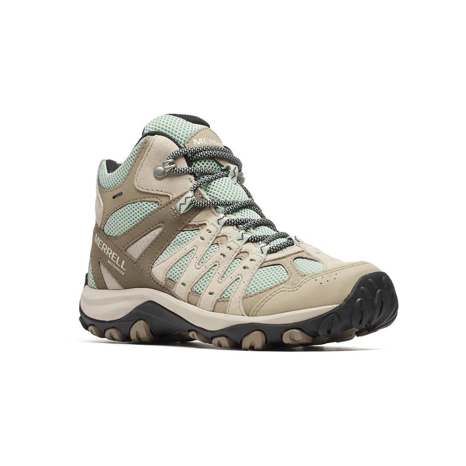 Bot&iacute;n Outdoor Mujer Merrell Accentor 3 Mid Wp Beige image number 2.0