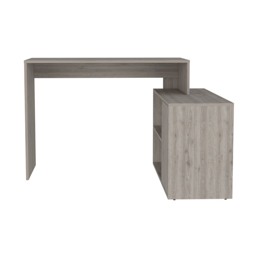Escritorio En L 1 Puerta 116,6x100x73,6 Cm Fm-033g Gris image number 4.0