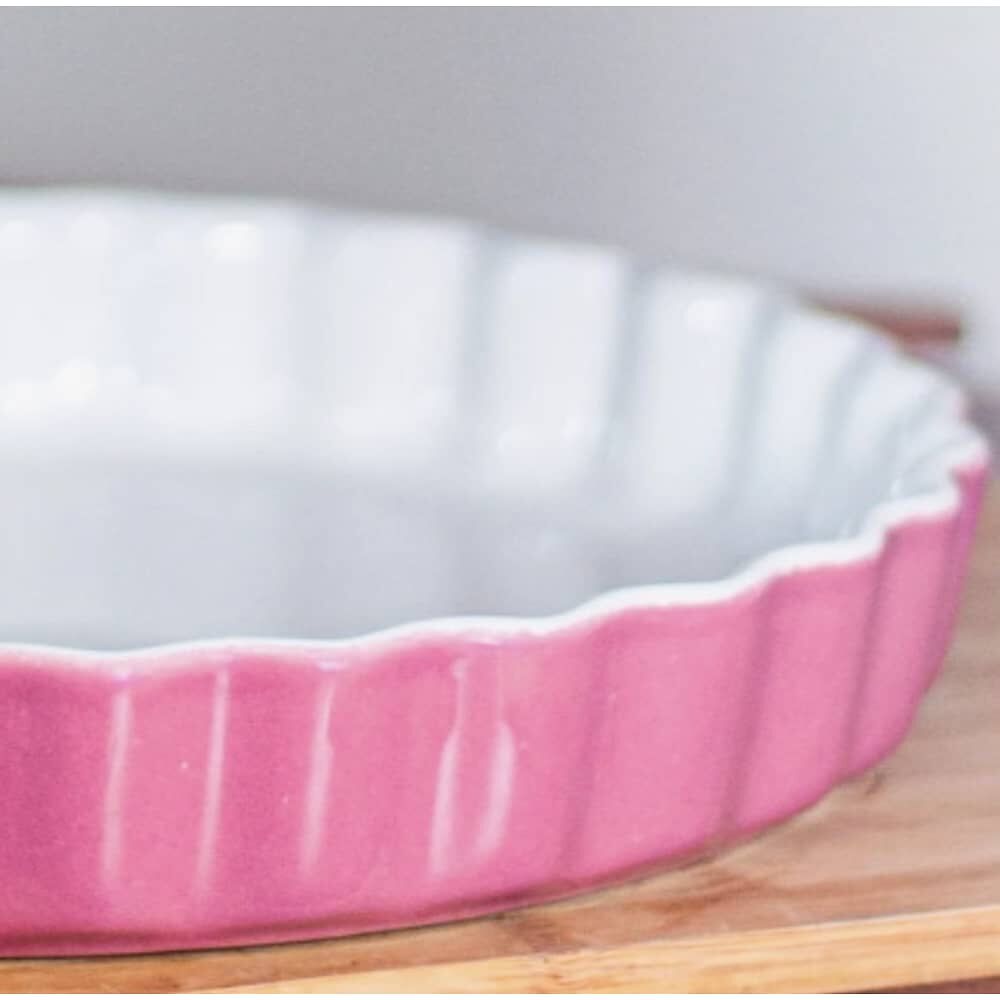 Fuente Ceramica P/horno Redonda Rosada image number 2.0