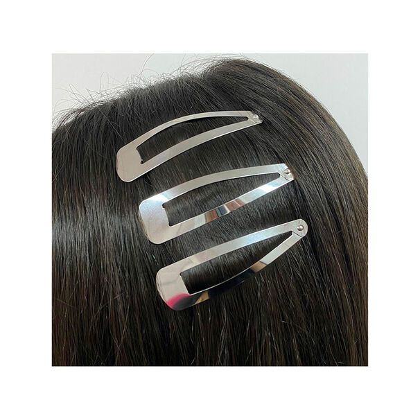 Set Clip Ovalado Besty Plateado 3u Plateado