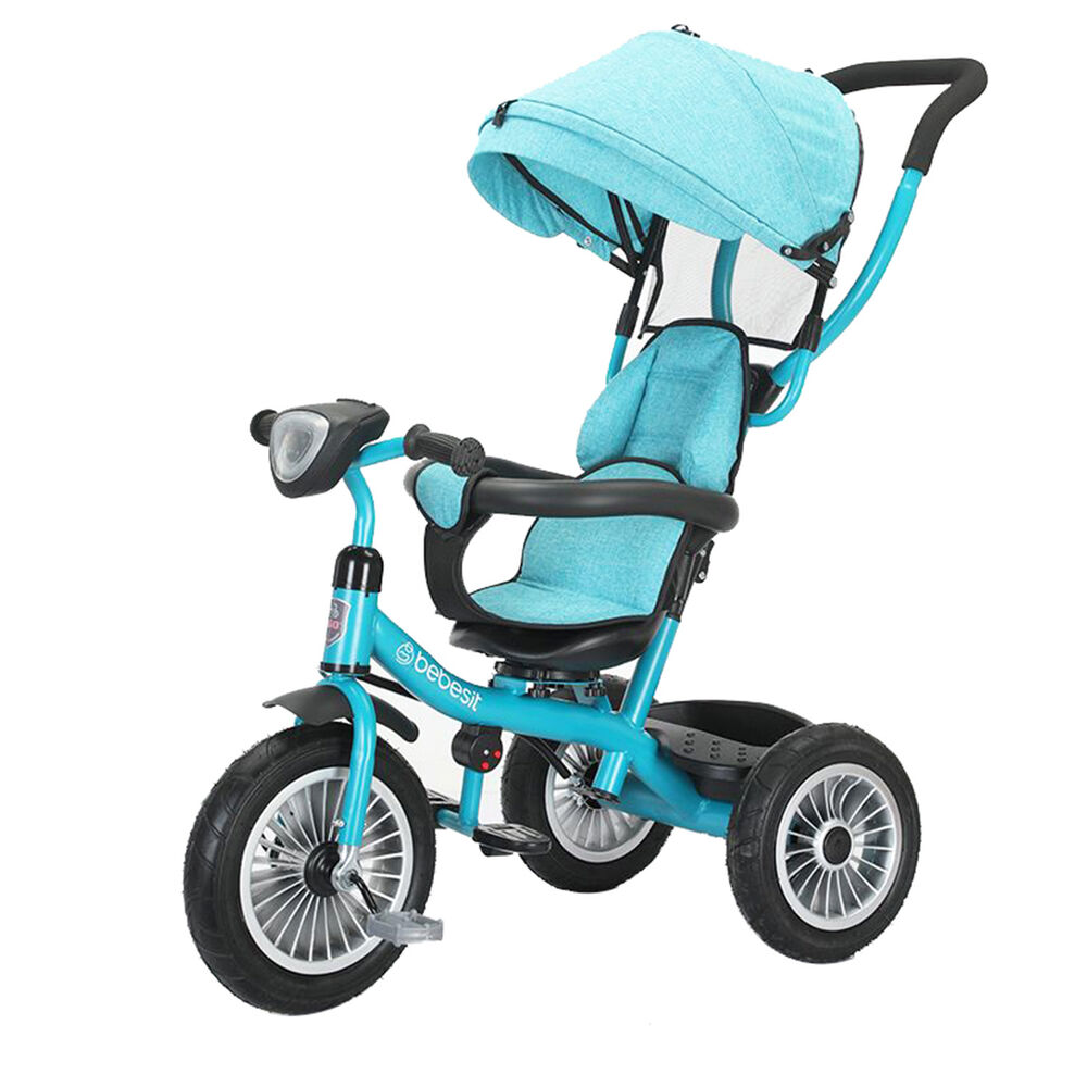 Triciclo Paseo Infantil 360 1326 Lx Verde Bebesit image number 0.0