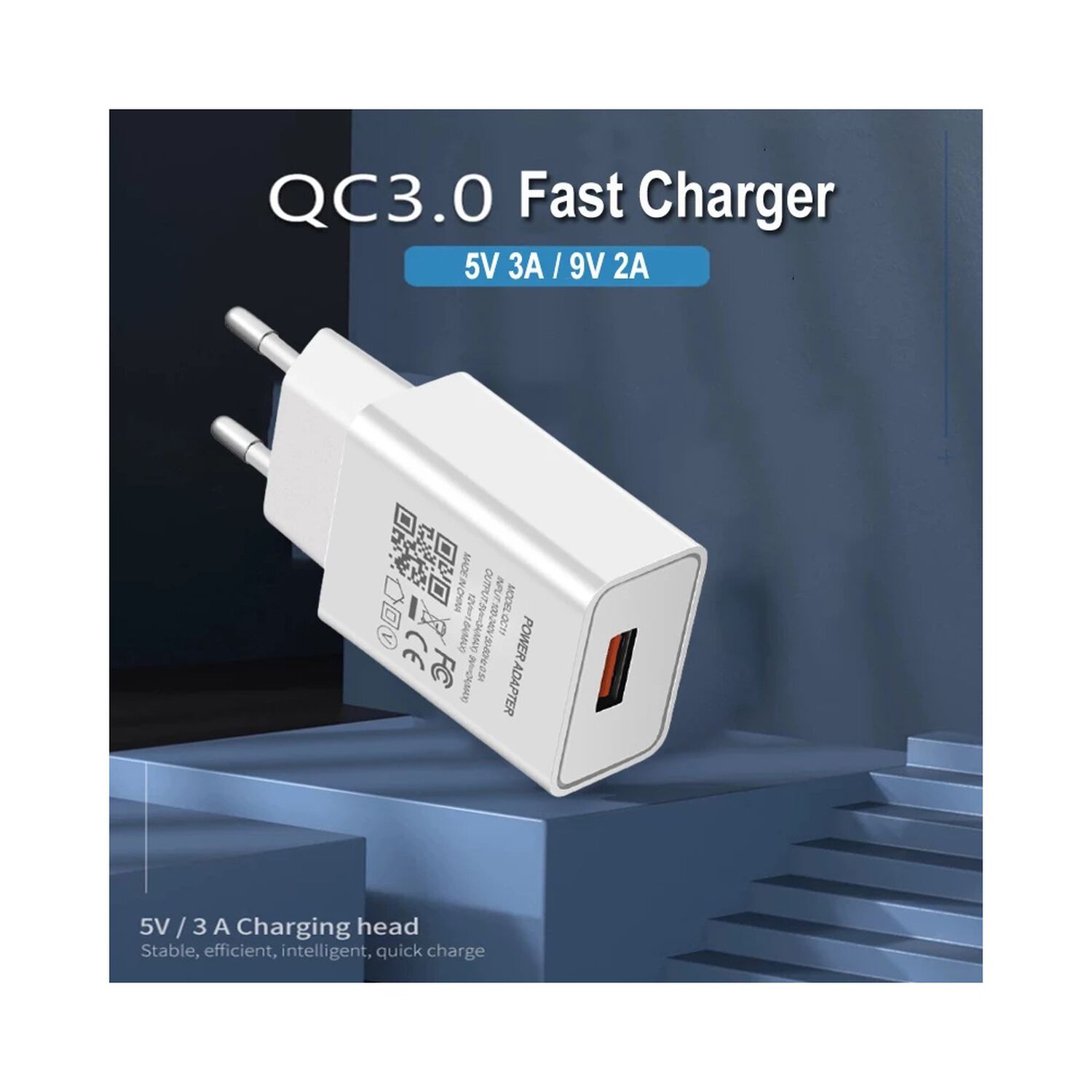 Cargador Usb-c Quick Charge Smart Line 3a 18w Sec Tm-200516 image number 4.0