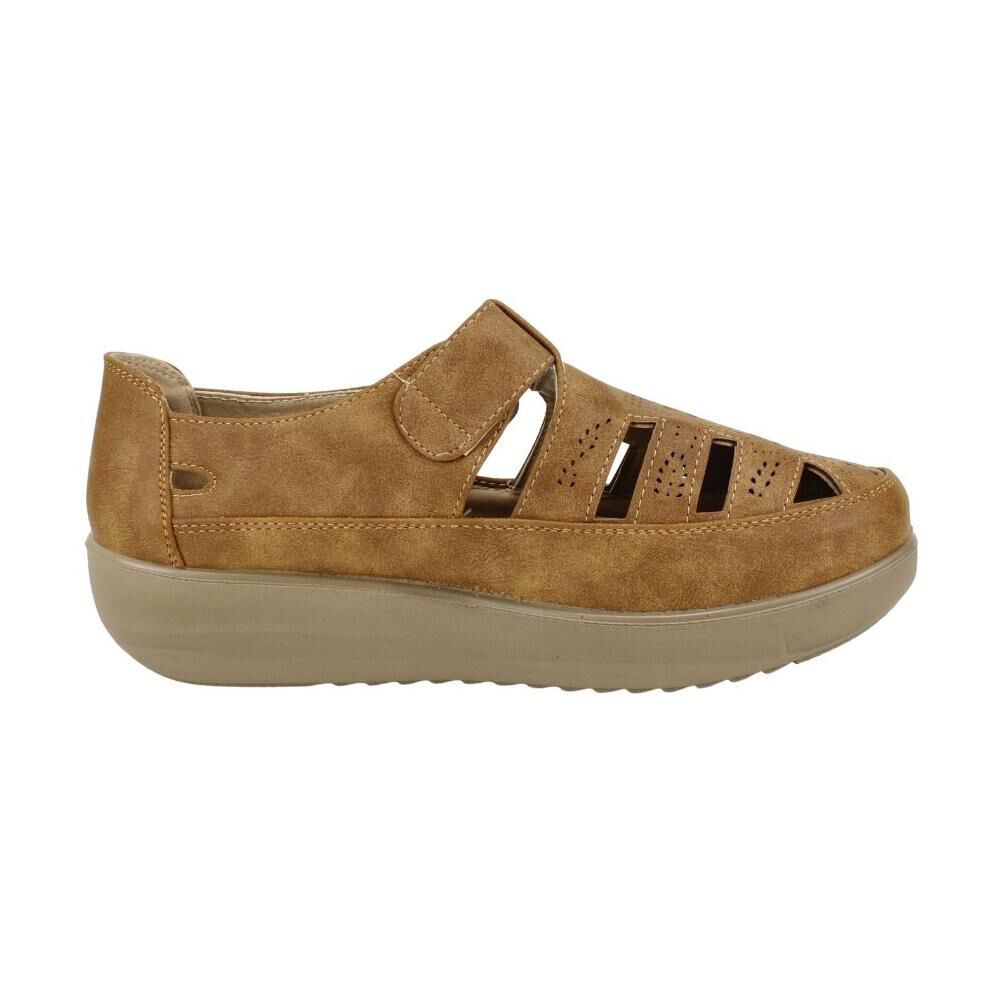 Sandalia Mujer New Walk Sandalia Camel image number 2.0