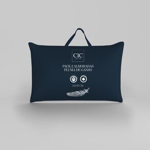 Pack De Almohadas Cic Pluma De Ganso / 50X70 Cm / 2 Unidades