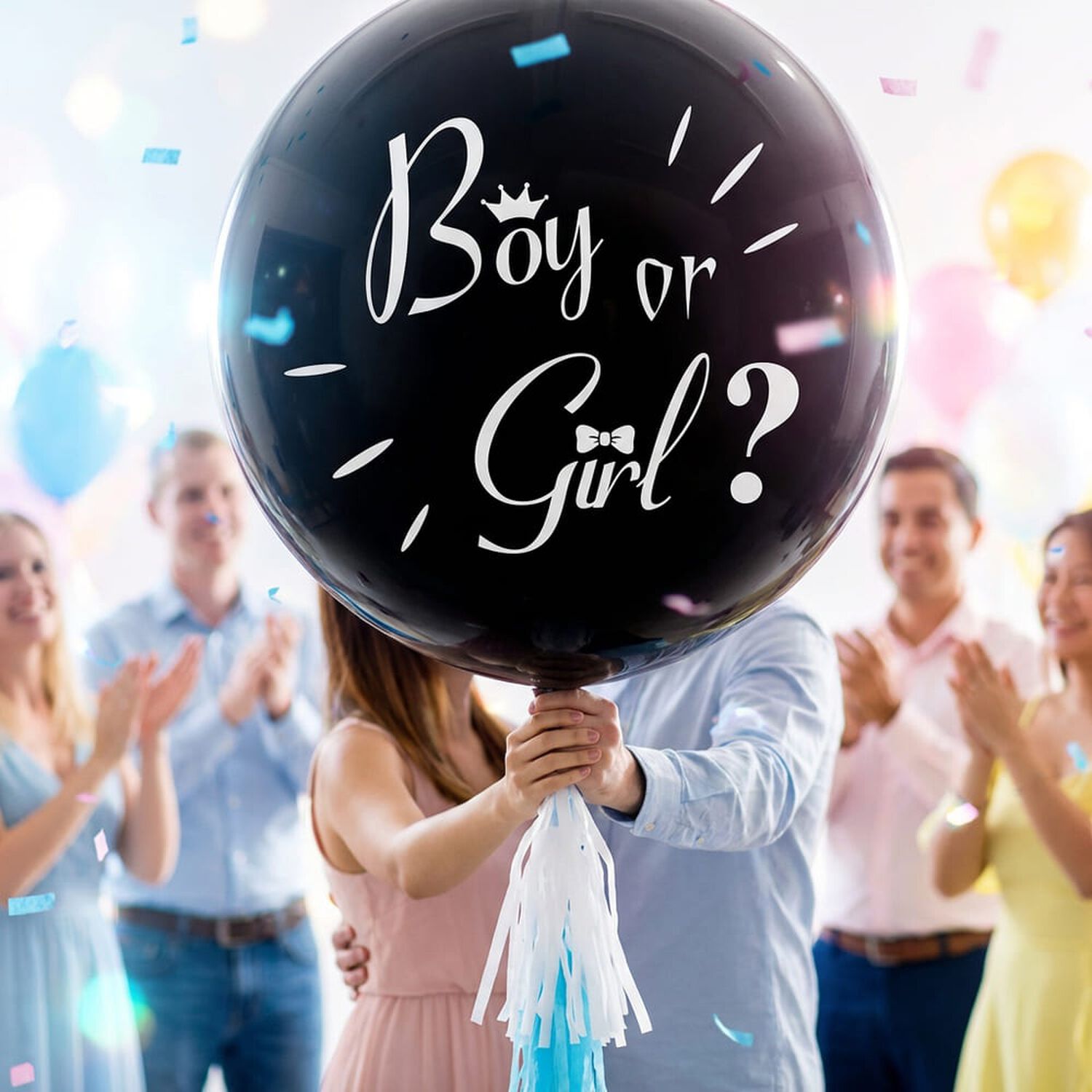 Globo Premium Revelacion De Genero Baby Shower Cotillon ? image number 0.0