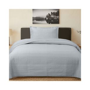 Quilt Andes Stripes Gris 1.5 Plazas