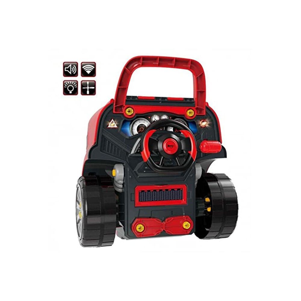 Juguete Auto Camion Para Reparar Con Luces Sonidos Y Accesorios Rojo image number 1.0