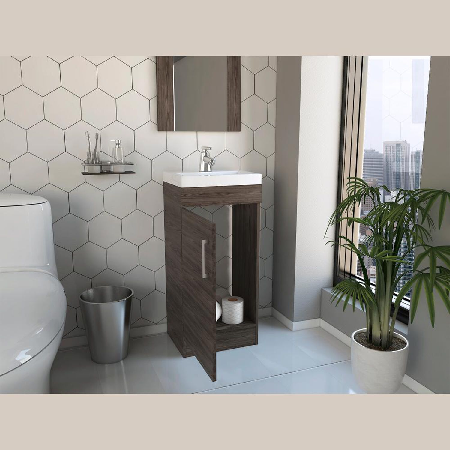 Mueble De Ba&ntilde;o Tuhome Madrid/ 1 Puerta image number 1.0