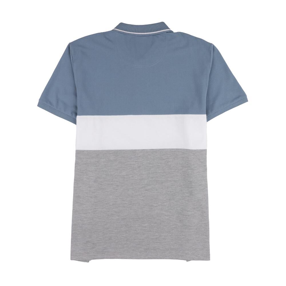 Polera Bloque Color Regular Manga Corta Cuello Piqu&eacute; Hombre Herald image number 1.0