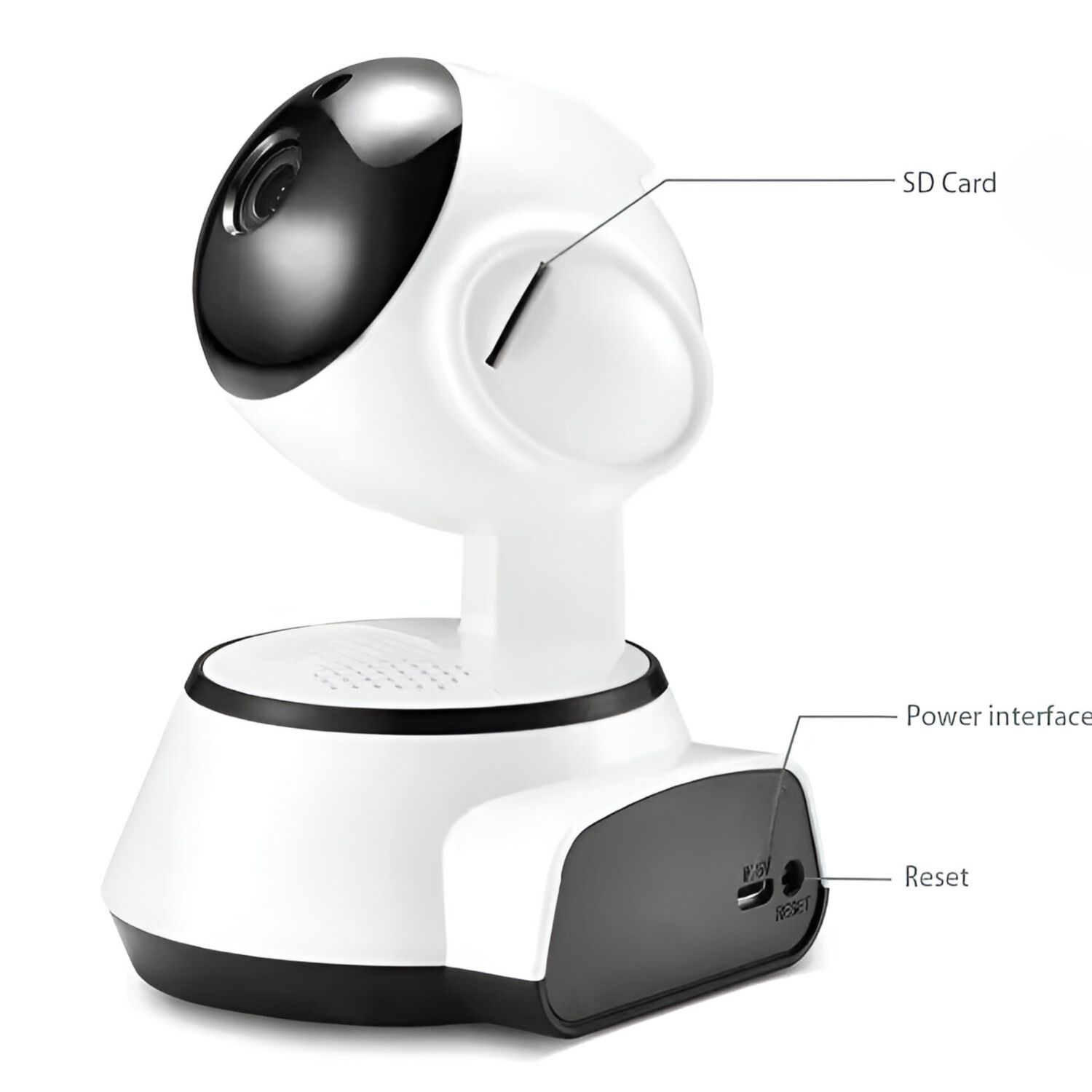 Camara Wifi Rotatoria 360&deg; Hd Robotica Ptz Interior W3860 image number 3.0