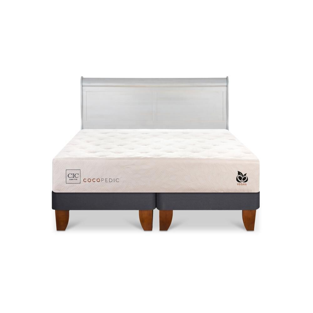 Cama Europea Cic Cocopedic / 2 Plazas / Base Dividida + Respaldo image number 0.0