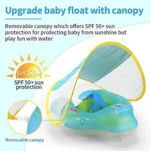 Flotador De Nataci&oacute;n Para Beb&eacute;s Con Toldo Para El Sol