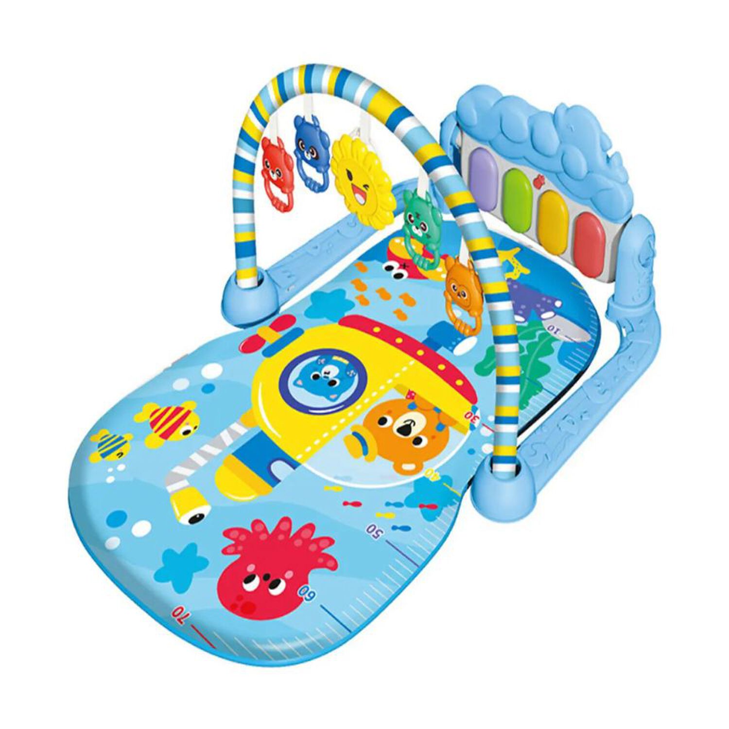 Gimnasio Para Bebe Musical Con Piano Alfombra Estimulacion image number 0.0