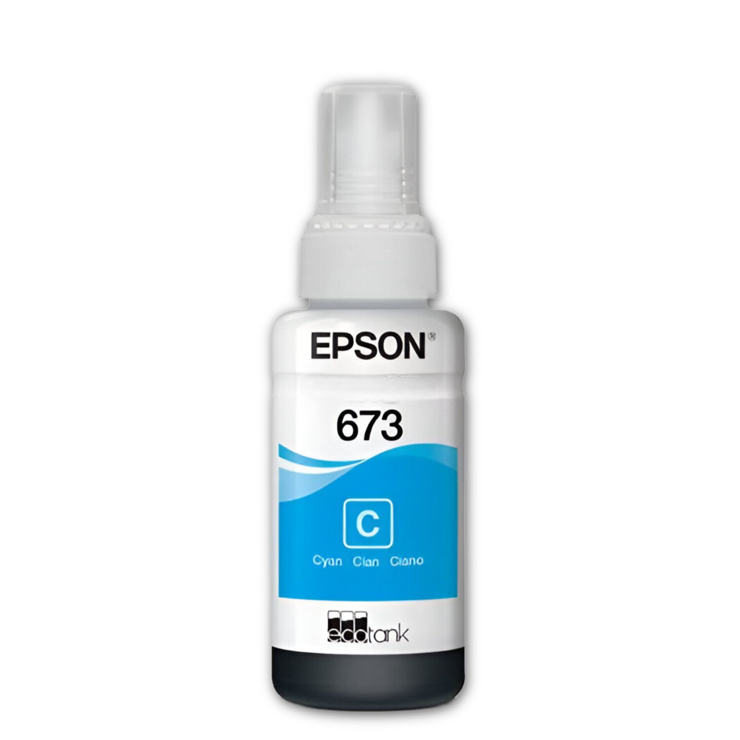 Tinta Epson 673 Original Cyan 70ml T673220 image number 1.0