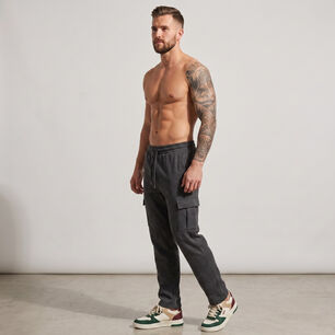Pantalon Buzo Cargo Forro Polar Hombre