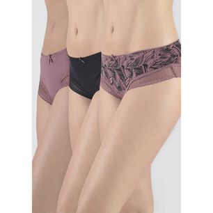 Pack 3x Pantaleta Algod&oacute;n P314.0024-neg5 Kayser