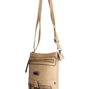Cartera Bandolera Pola Beige Anabella Sachi