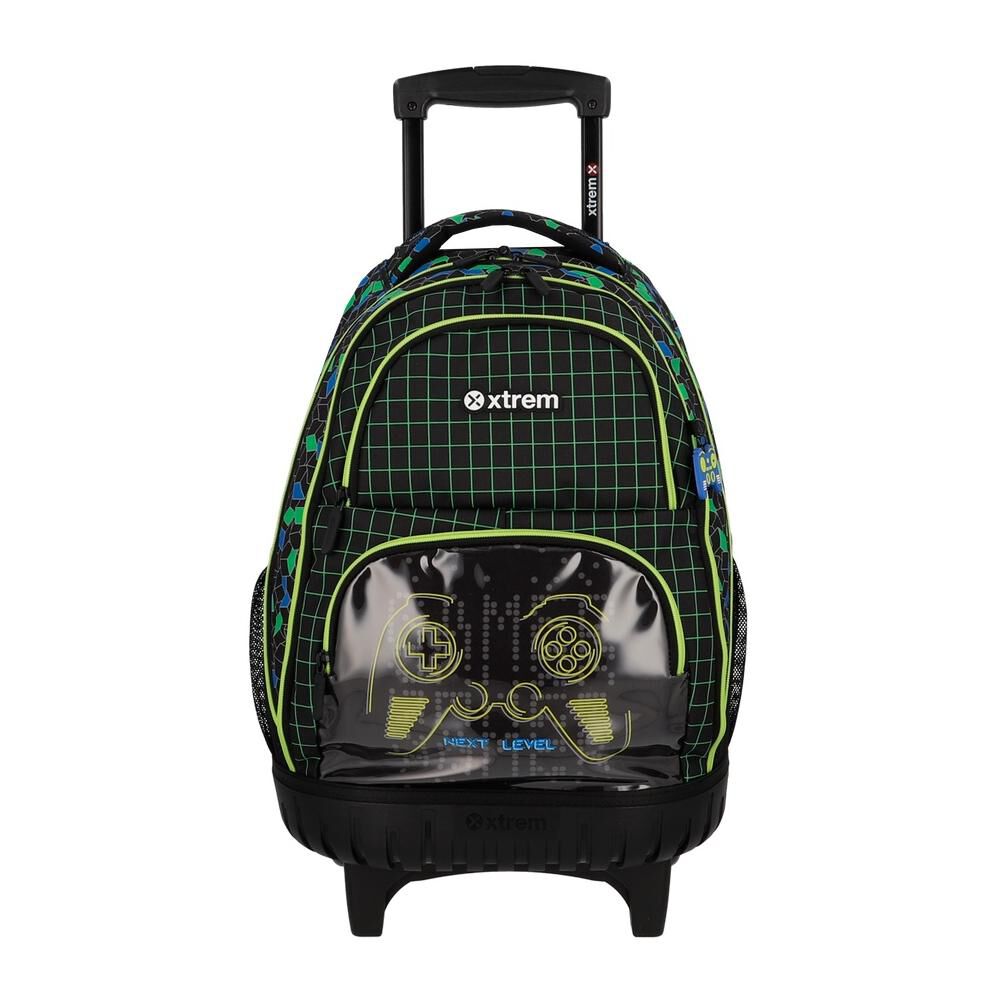 Mochila Con Ruedas Xtrem Cross 6xt Gamer Negro image number 0.0