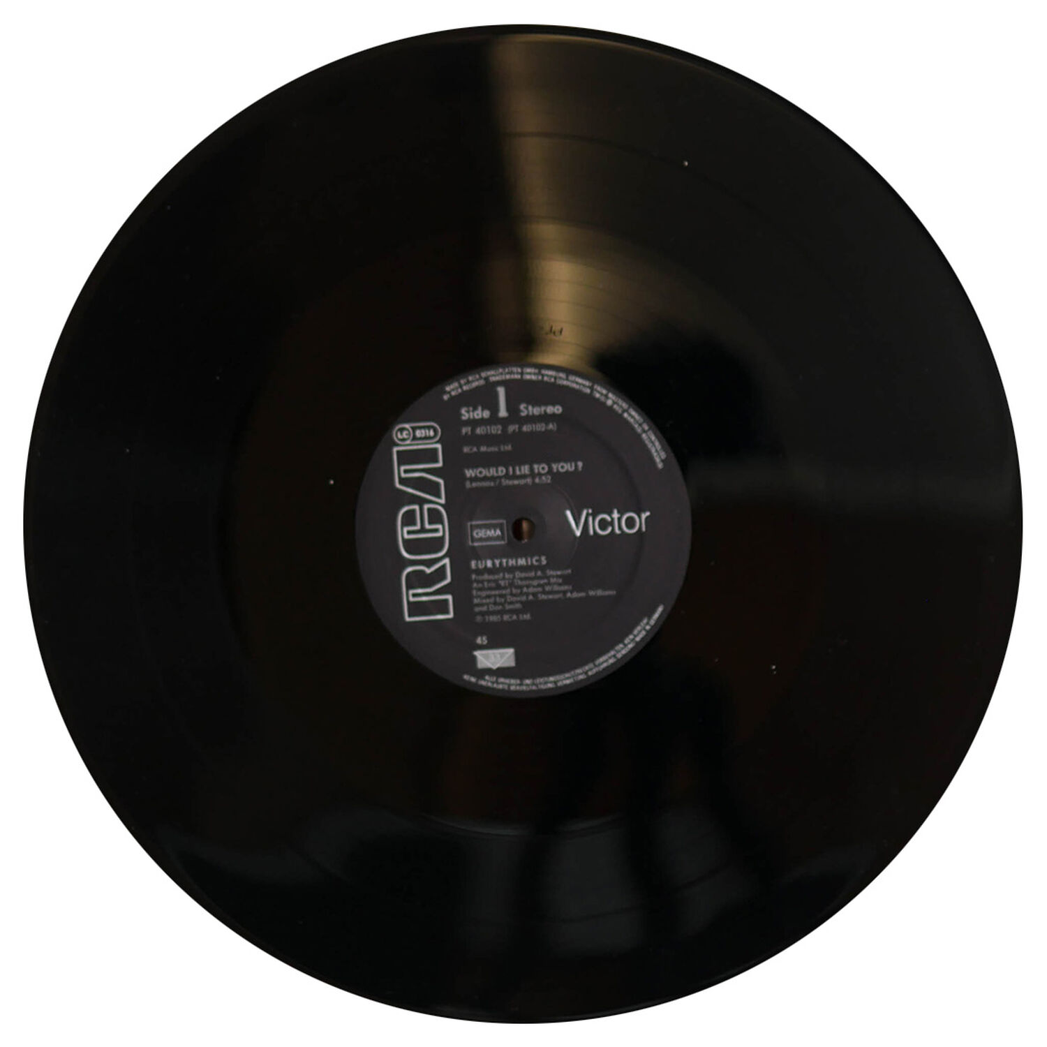 Eurythmics - Would I Like To You | 12" Maxi Single Usado image number 2.0