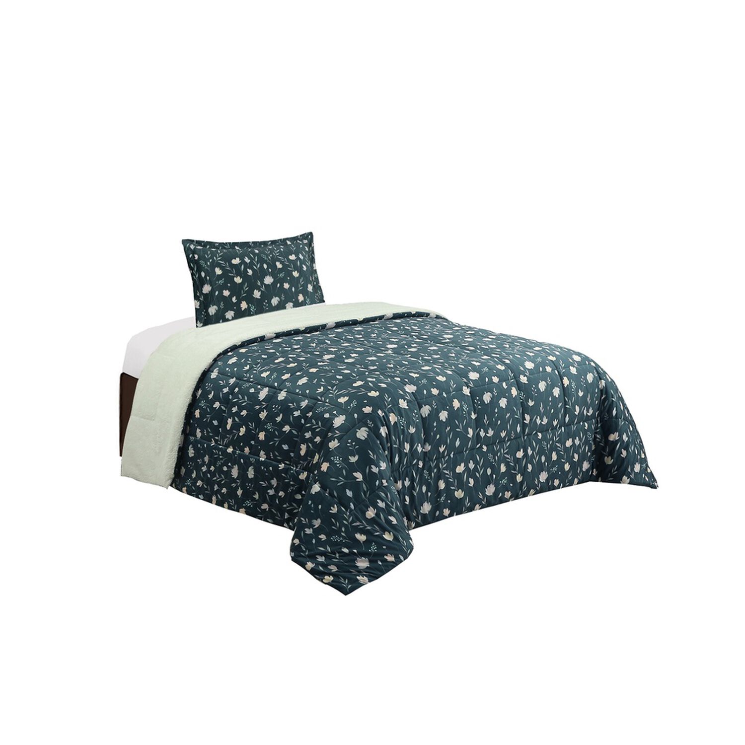 Plumon Andes Velvet Printed Botanico 1,5 Pl image number 0.0