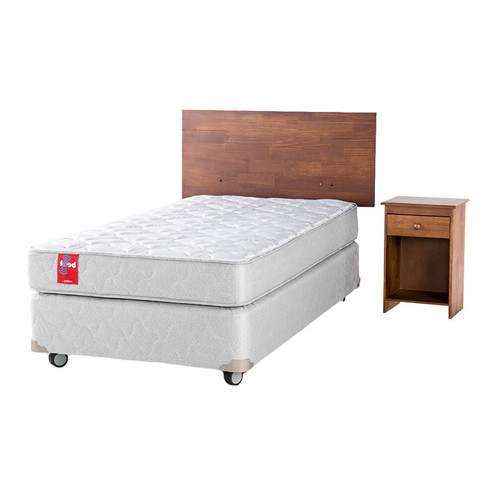 Cama Americana Rosen Beat Tabor / 1.5 Plazas / Base Normal + Set de Maderas image number 0.0