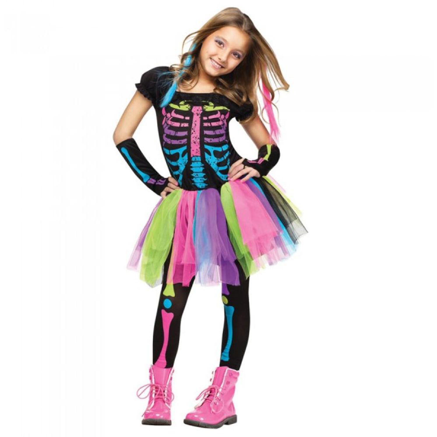 Disfraz Esqueleto Fluor image number 0.0