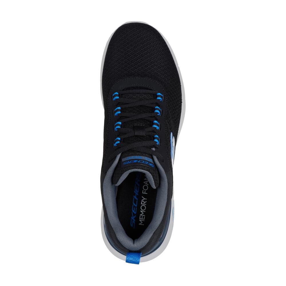 Zapatilla Urbana Hombre Skechers Skech-air Dynamight 2.0 Negro/azul image number 4.0