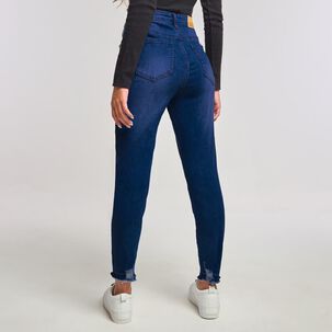Jeans Rotura En Basta Tiro Alto Super Skinny Mujer Freedom Jeans Rotura En Basta Tiro Alto Super Skinny Mujer Freedom