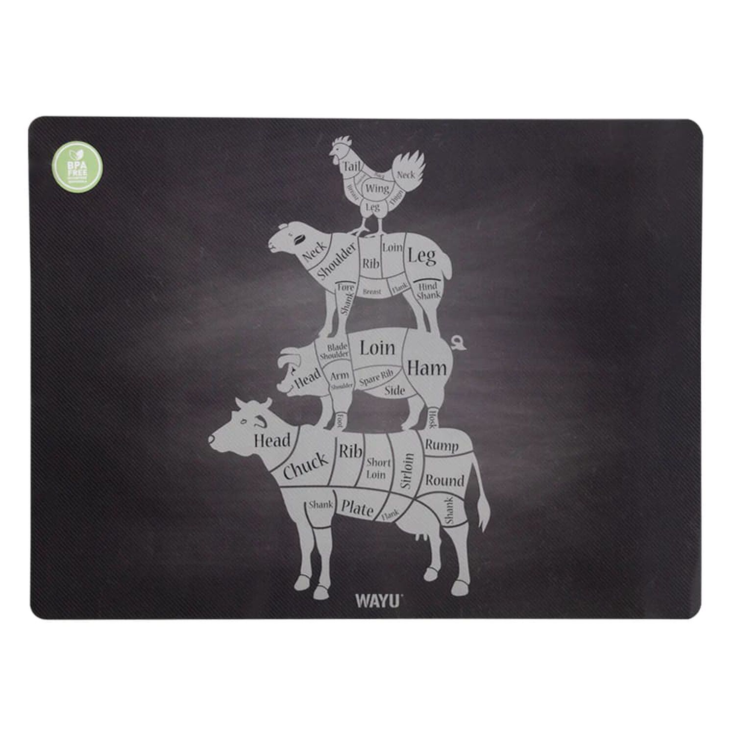 Individual Pvc 40x30cm Animales Wayu Cocina Mantel Sobremesa image number 3.0