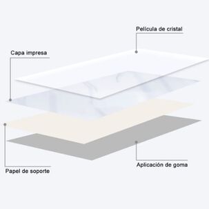 10 Laminas Papel Mural M&aacute;rmol Ladrillo Pared Y Piso 60x30cm