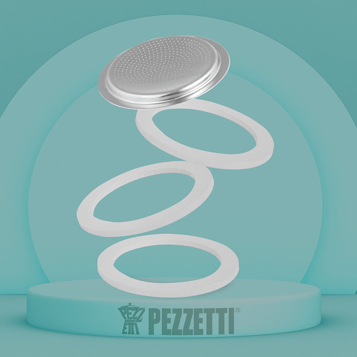 Filtro Acero Inox-2 Juntas Silicona-cafetera 6 Tazas Steel Express image number 1.0