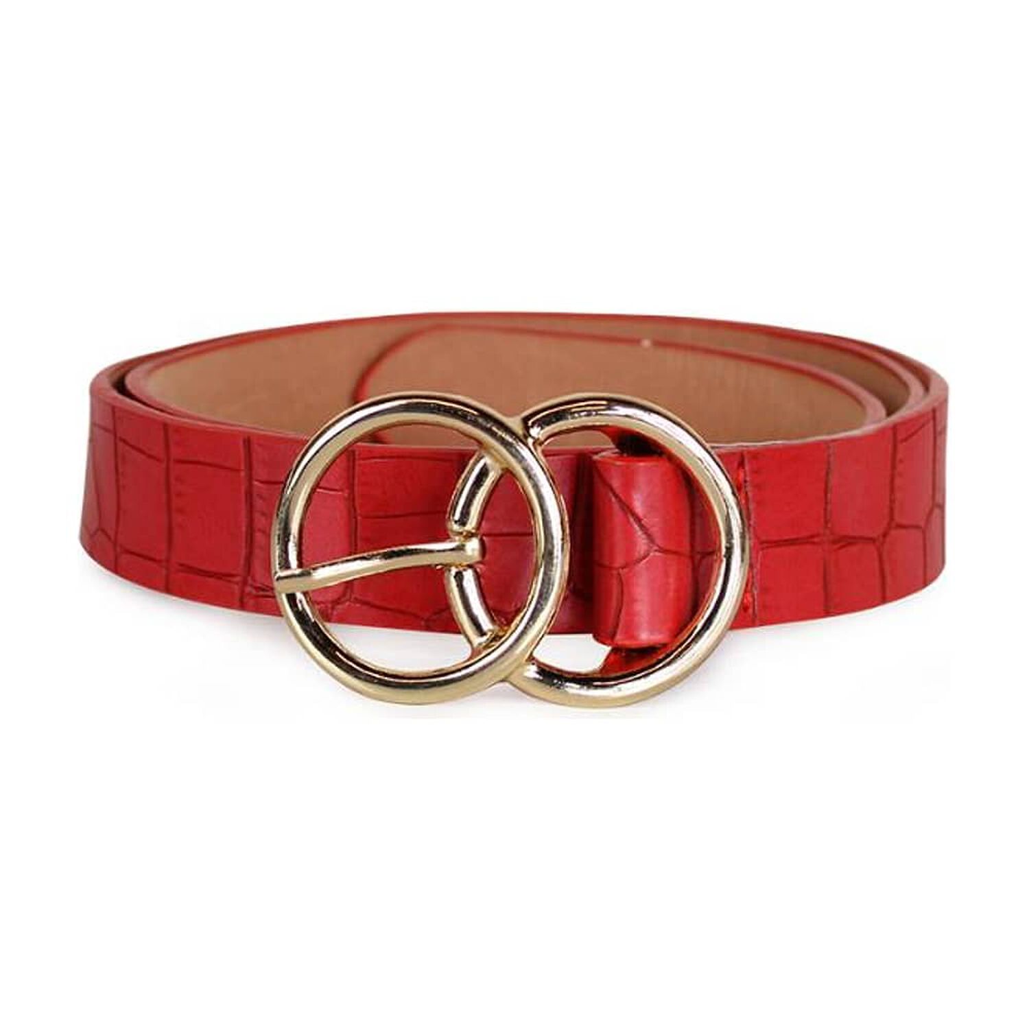 Cintur&oacute;n Mujer Lisa Rojo Carven image number 0.0