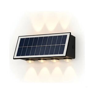 Foco Solar Led Exterior Aplique Pared Jardin Impermeable
