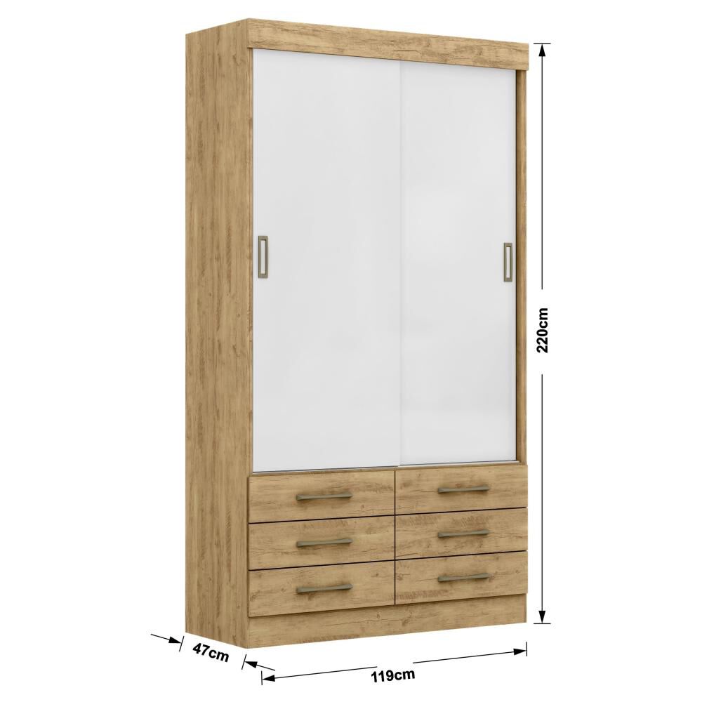 Clóset Di Poretti Design New Moscou / 2 Puertas / 6 Cajones image number 1.0