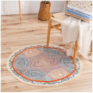 Alfombras Redondas Kilin Lino-algodon 120 Cm Mod04