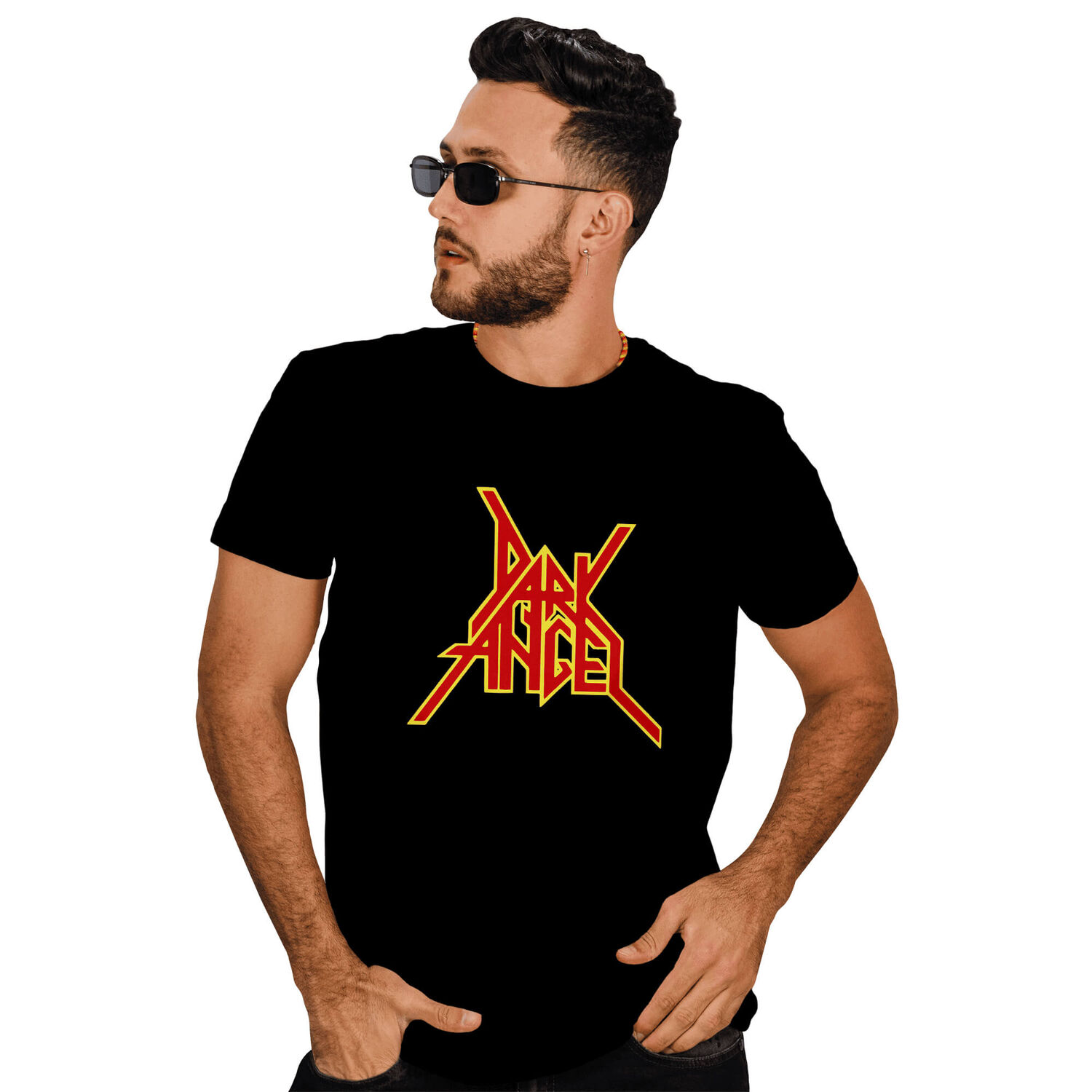 Polera Hombre Dark Angel Metal Rock image number 0.0