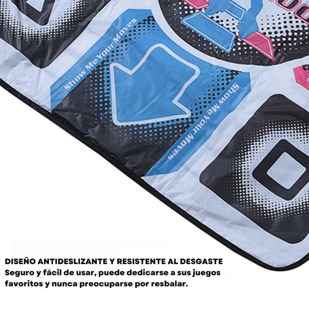 Tapete De Baile Para Juegos Pc Usb 11 Botones 90x80cm image number 6.0