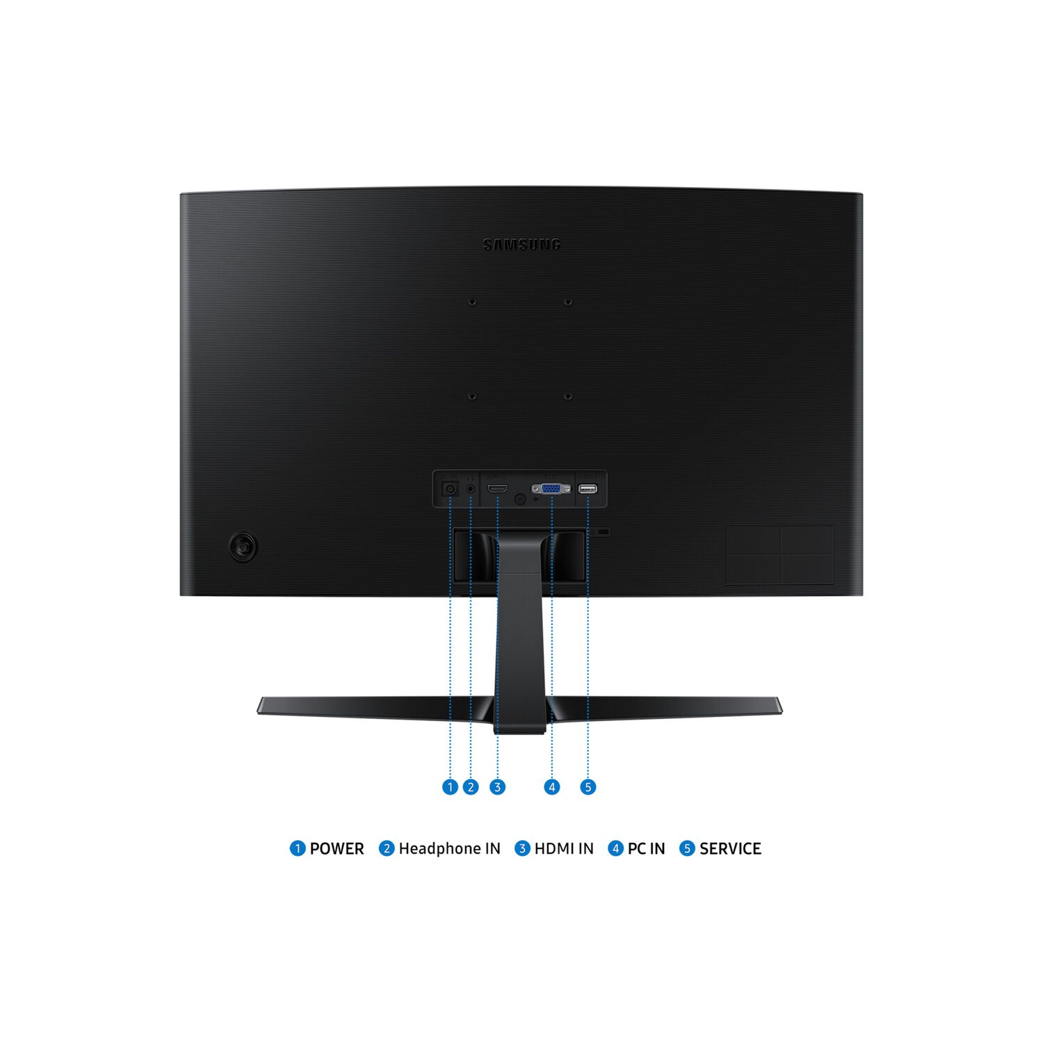 Samsung 24" S36gd Fhd 100hz Monitor Curvo image number 4.0