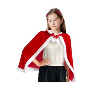 Disfraz Abrigo Navide&ntilde;o Infantil Santa Navidad