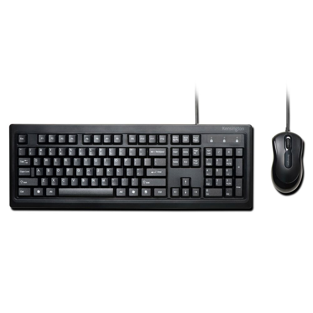 Teclado Combo Al&aacute;mbrico For Life, Desktop Set Kensington - Negro image number 0.0