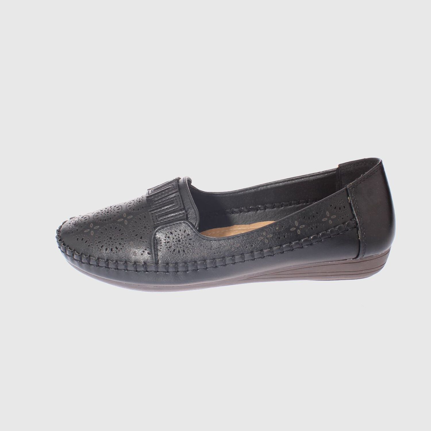 Mocas&iacute;n Negro Modelo Italiano Art. 5ask64246black image number 1.0