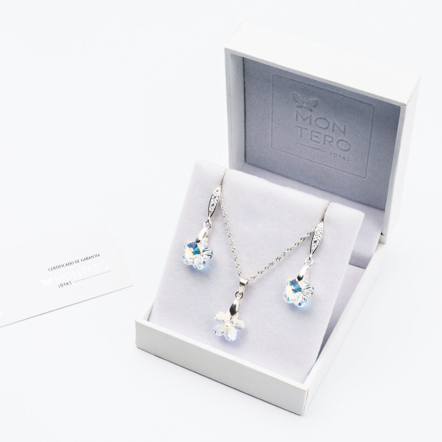 Conjunto Florencia Cristales Genuinos Aurora Boreal image number 2.0