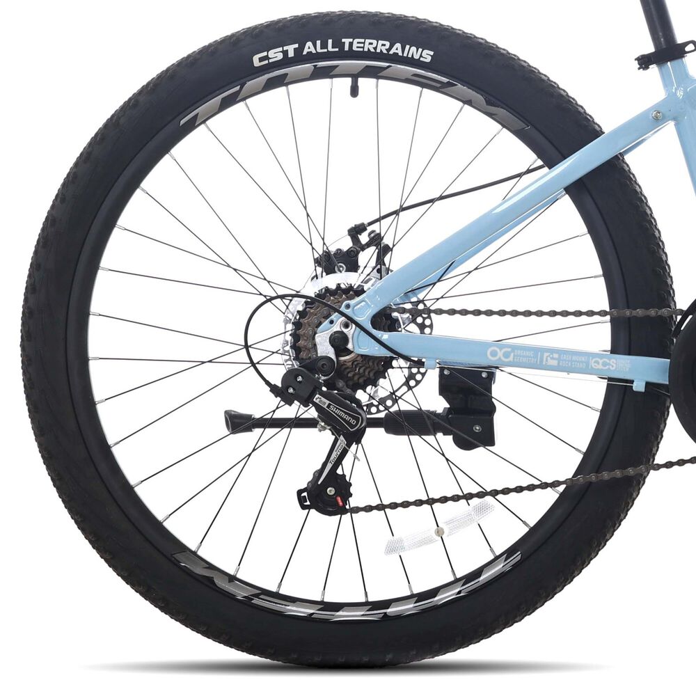 Bicicleta Totem Mtb Aro 26 Modelo Y650 Celeste Verde image number 4.0