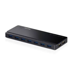 Adaptador Hub 7 Puertos Usb 3.0 Negro Uh720