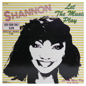 Shannon - Let The Music Play | 12" Maxi Single Usado
