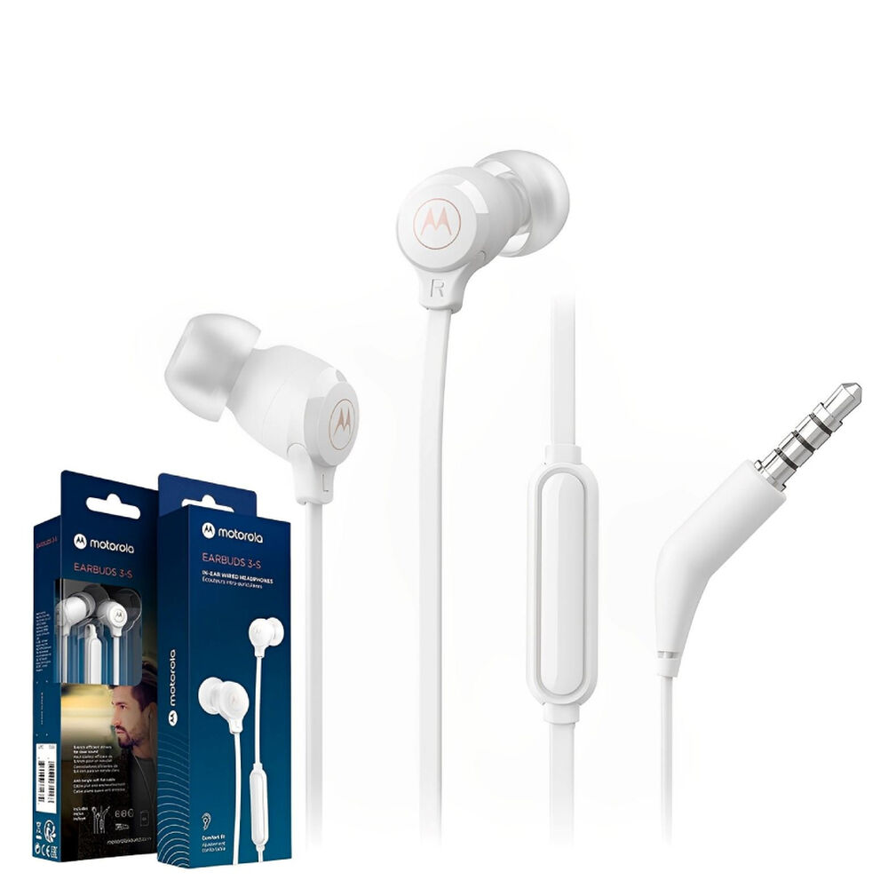 Earbuds3-s Motorola M/libres Blanco image number 2.0