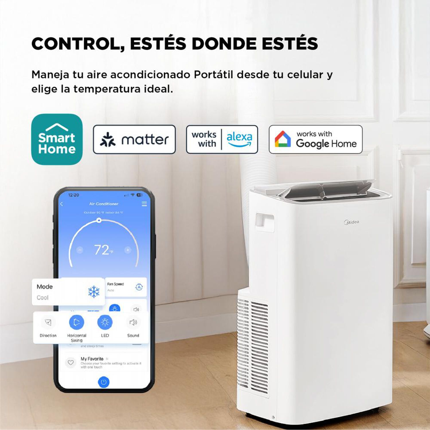Aire Acondicionado Port&aacute;til Midea Mppxa-12hrn8 image number 6.0